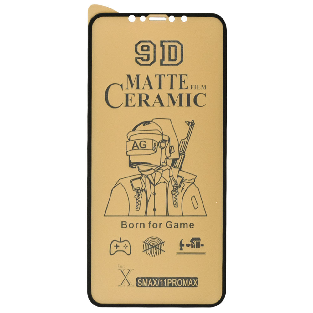 

Защитная пленка Ceramics Matte 9D для Apple iPhone 11 (6.1") / XR Черный (143538)