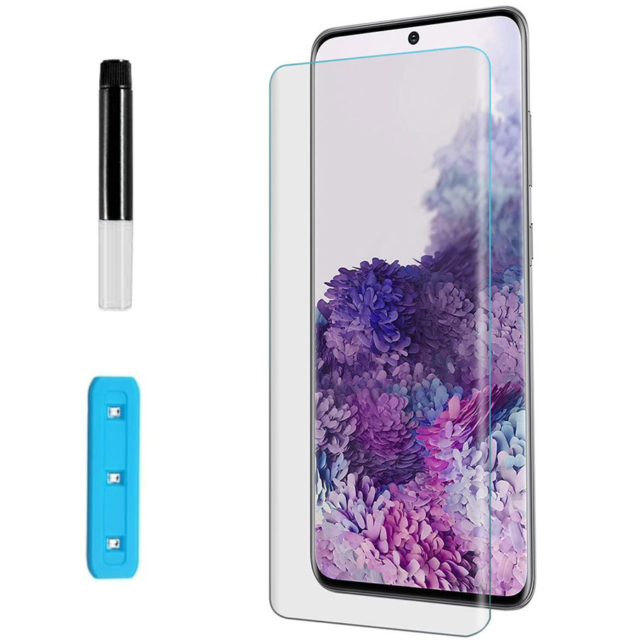 

Захисне 3D скло Nano Optics з УФ лампою для Samsung Galaxy S20 (Прозорий)