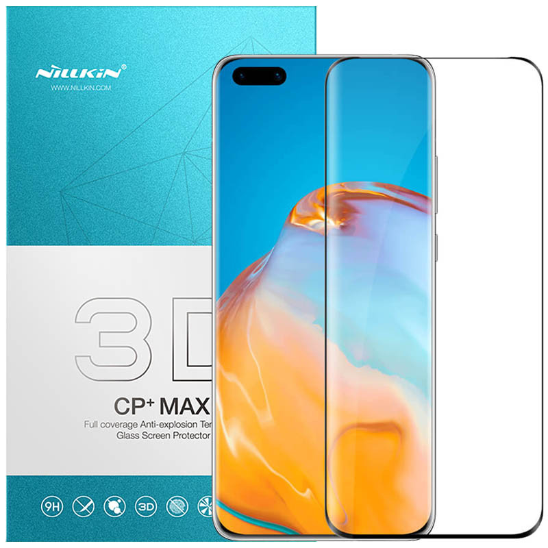 

Защитное стекло Nillkin (CP+ max 3D) для Huawei P40 Pro Черный (130044)