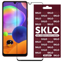 Защитное стекло SKLO 3D (full glue) для Samsung Galaxy A31