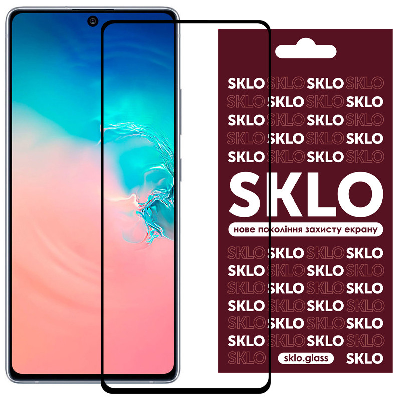 

Захисне скло SKLO 3D (full glue) для Samsung Galaxy S10 Lite (Чорний)