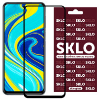 Защитное стекло SKLO 3D (full glue) для Xiaomi Redmi Note 9 Pro