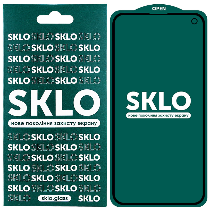 

Защитное стекло SKLO 5D (full glue) для Samsung Galaxy S10e Черный (127525)