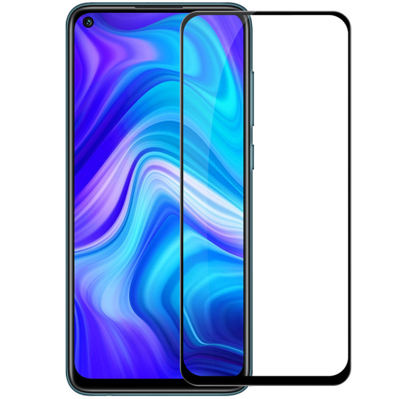

Захисне кольорове скло Mocoson 5D (full glue) для Xiaomi Redmi Note 9 (Чорний)