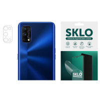 Защитная гидрогелевая пленка SKLO (на камеру) 4шт. для Realme 8 / 8 Pro