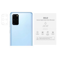 Защитная гидрогелевая пленка SKLO (на камеру) 4шт. (тех.пак) для Samsung Galaxy J3 (2018)