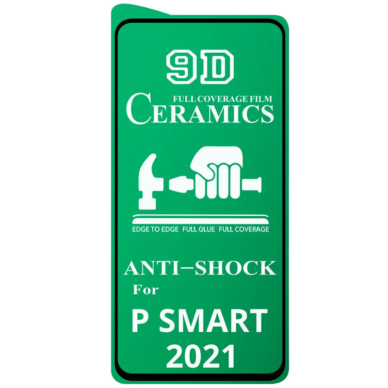 

Защитная пленка Ceramics 9D (без упак.) для Huawei P Smart (2021) Черный (160578)