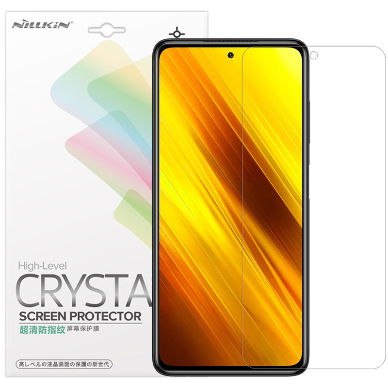 

Защитная пленка Nillkin Crystal для Xiaomi Poco X3 Анти-отпечатки (183110)