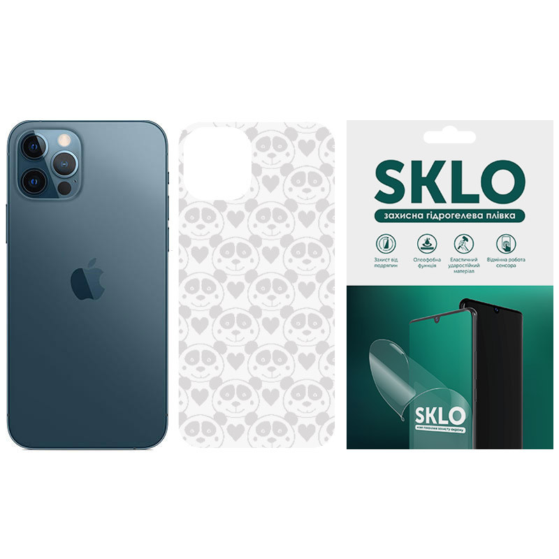 

Захисна плівка SKLO Back (тил) Transp. для Apple iPhone 12 mini (Прозорий / Панды)