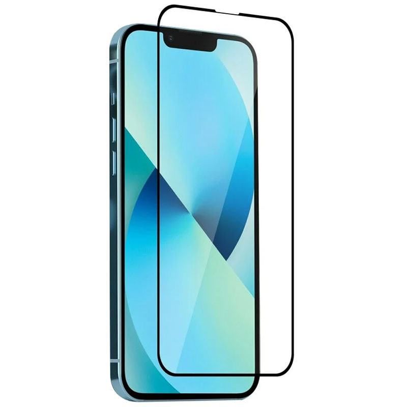 

Захисне кольорове 3D скло Mocoson (full glue) для Apple iPhone 13 (6.1") (Чорний)