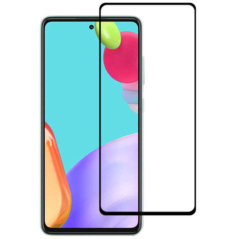 

Захисне кольорове скло Mocoson 5D (full glue) для Samsung Galaxy A72 4G (Чорний)