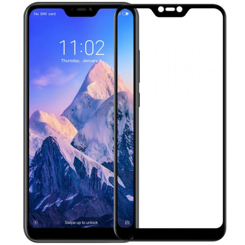 

Защитное цветное стекло Mocoson 5D (full glue) для Xiaomi Redmi Note 6 Pro Черный (152260)