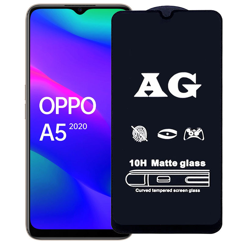 

Защитное стекло 2.5D CP+ (full glue) Matte для Oppo A5 (2020) / A9 (2020) Черный (149807)