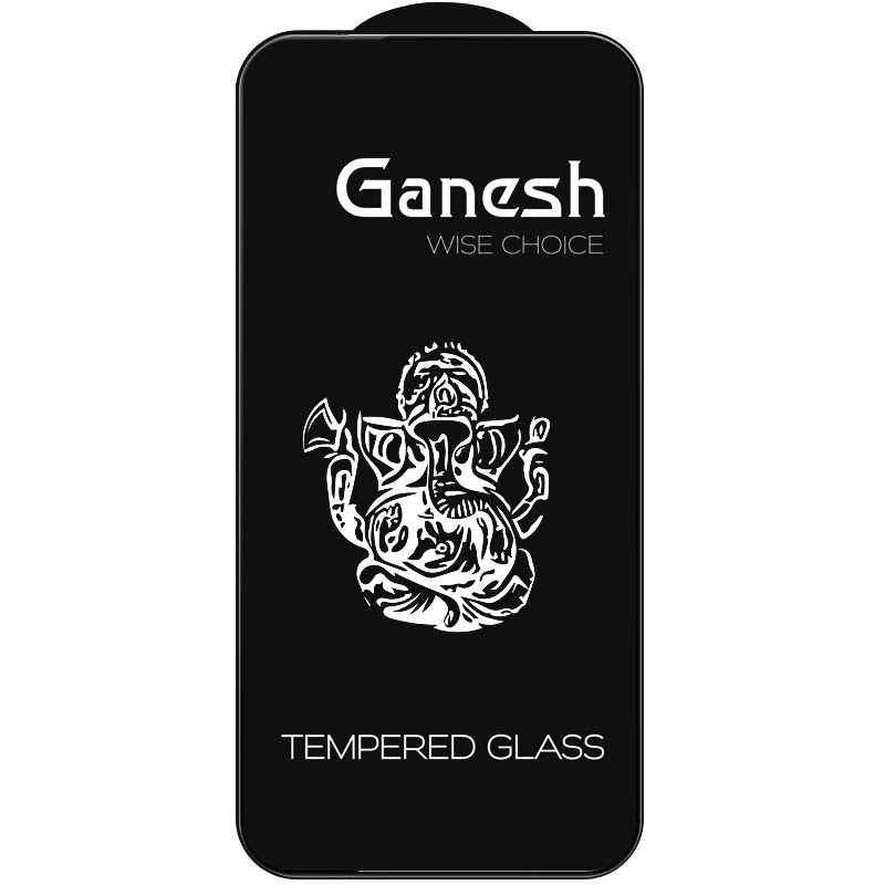 

Захисне скло Ganesh (Full Cover) (тех.пак) для Apple iPhone 12 Pro Max (Чорний)