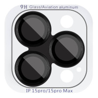 Захисне скло Metal Classic на камеру (в упак.) для Apple iPhone 15 Pro (6.1")