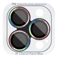 Защитное стекло Metal Classic на камеру (в упак.) для Apple iPhone 15 Pro (6.1") / 15 Pro Max (6.7")