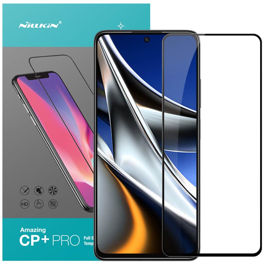 

Защитное стекло Nillkin (CP+PRO) для Xiaomi Poco X4 GT Черный (244659)