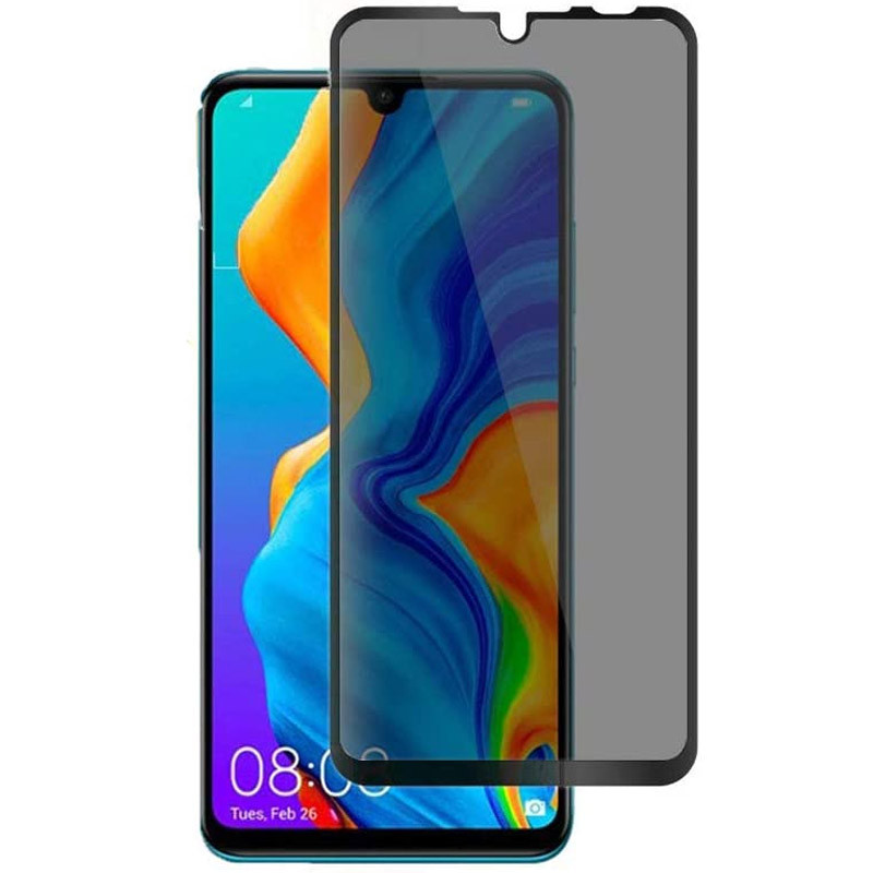 

Защитное стекло Privacy 5D (full glue) для Huawei P30 lite Черный (152483)