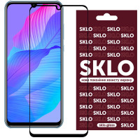 Защитное стекло SKLO 3D (full glue) для Huawei Y8p (2020) / P Smart S