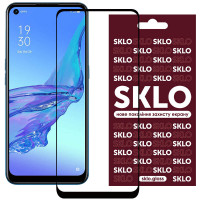 Защитное стекло SKLO 3D (full glue) для Oppo A53 / A32 / A33
