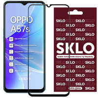 Захисне скло SKLO 3D (full glue) для Oppo A57s