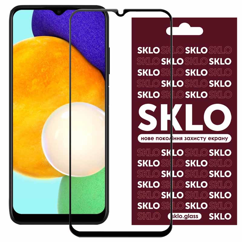 

Защитное стекло SKLO 3D (full glue) для Samsung Galaxy A03s Черный (188306)