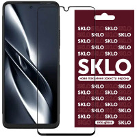 Защитное стекло SKLO 3D (full glue) для TECNO Pova 3 (LF7n)