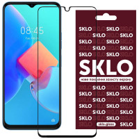 Защитное стекло SKLO 3D (full glue) для TECNO Spark 9 Pro (KH7n) / Spark Go 2023