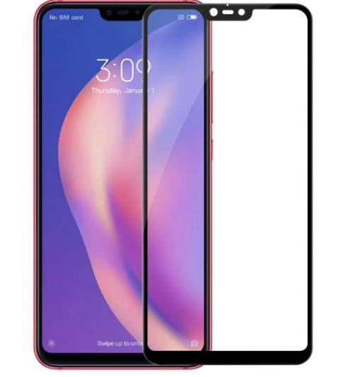 

Захисне кольорове скло Mocoson 5D (full glue) для Xiaomi Mi 8 Youth (Mi 8X) (Чорний)