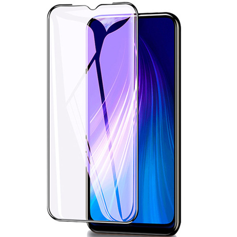 

Захисне кольорове скло Mocoson 5D (full glue) для Xiaomi Redmi Note 8 Pro (Чорний)