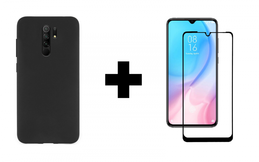 

Защитное стекло 2.5D CP+ (full glue) для Xiaomi Redmi 9 / 9A / 9C + Силиконовый чехол Candy для Xiaomi Redmi 9 (144231)