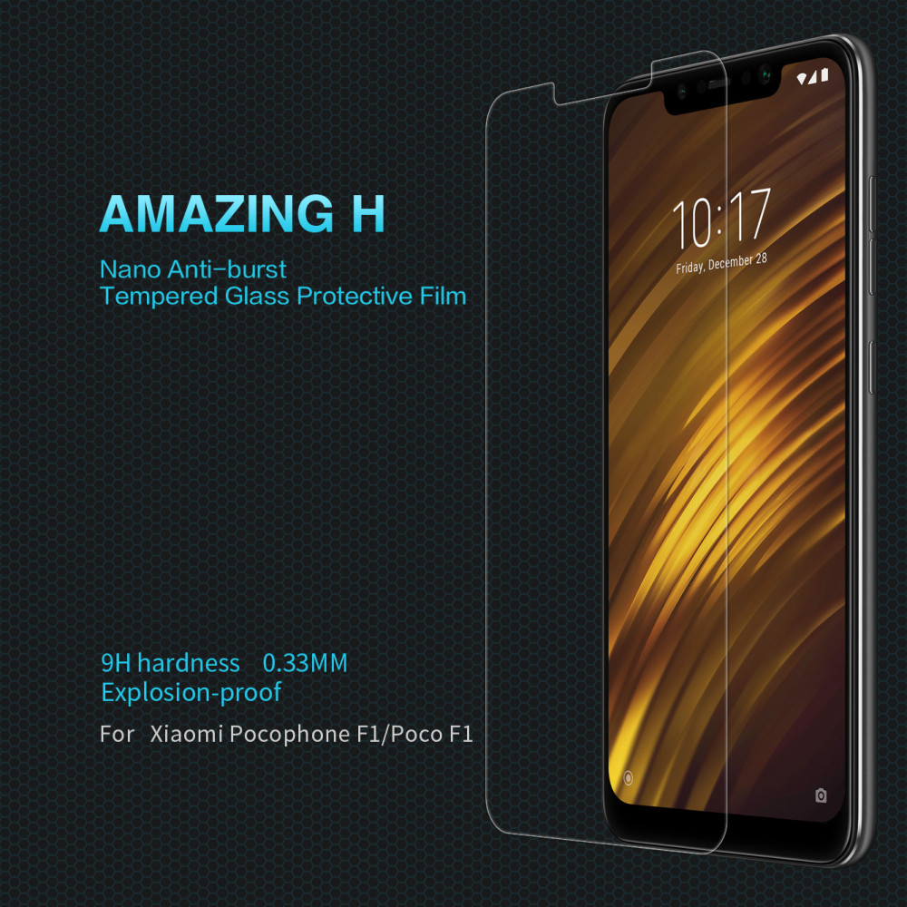 

Защитное стекло Nillkin (H) для Xiaomi Pocophone F1 Прозрачный (88331)