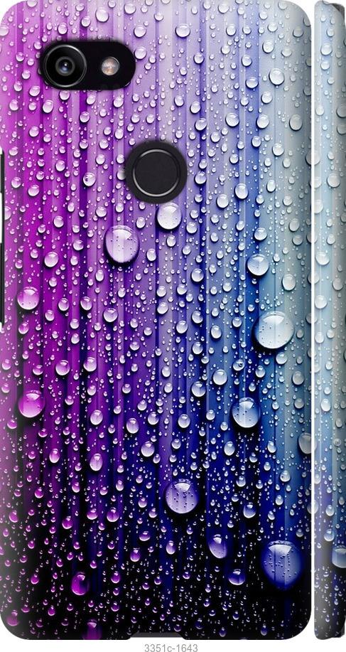 

Чехол на Google PixeL 2 XL Капли воды