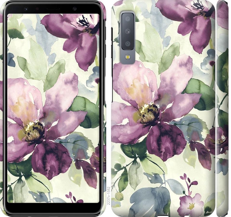 

Чохол на Samsung Galaxy A7 (2018) A750F Квіти аквареллю