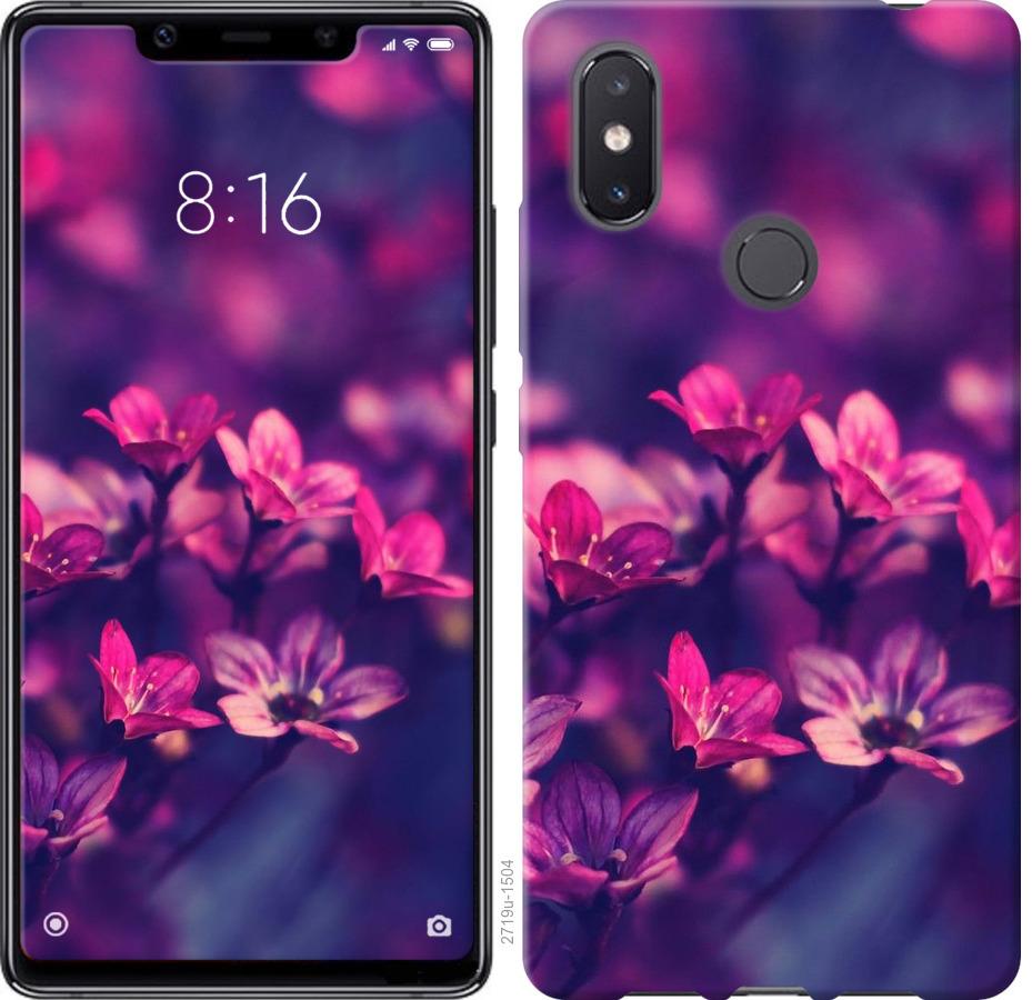 

Чохол на Xiaomi Mi8 SE Пурпурні квіти