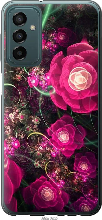Чехол на Samsung Galaxy M13 M135 Абстрактные цветы 3