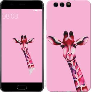 

Чохол на Huawei P10 Plus Рожева жирафа