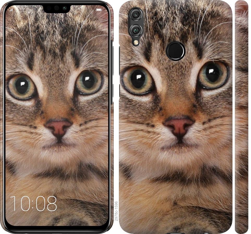 

Чехол на Huawei Honor 8X Полосатый котик