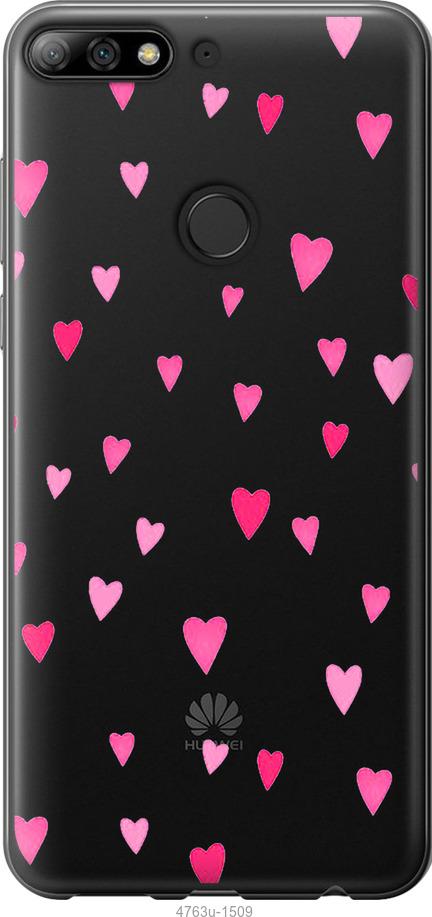 

Чохол на Huawei Y7 Prime 2018 Серця 2