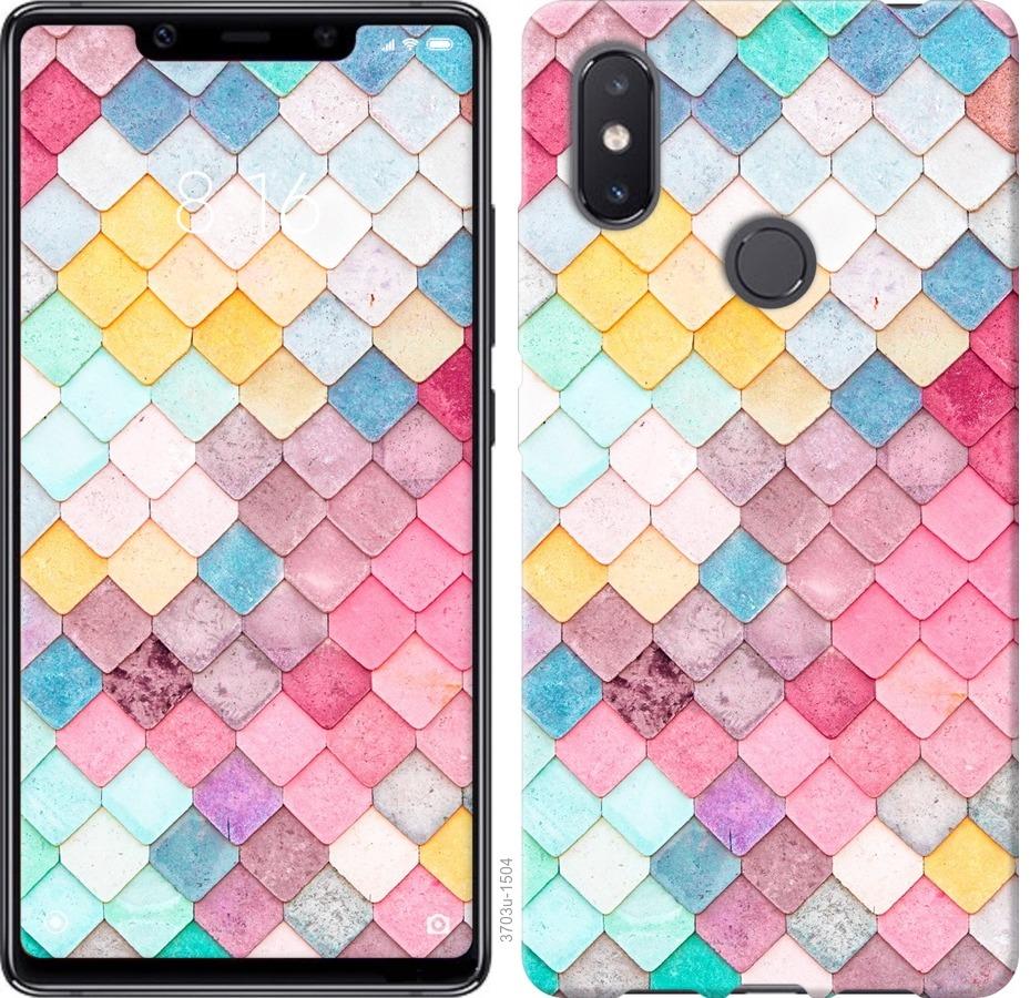 

Чехол на Xiaomi Mi8 SE Красочная черепица
